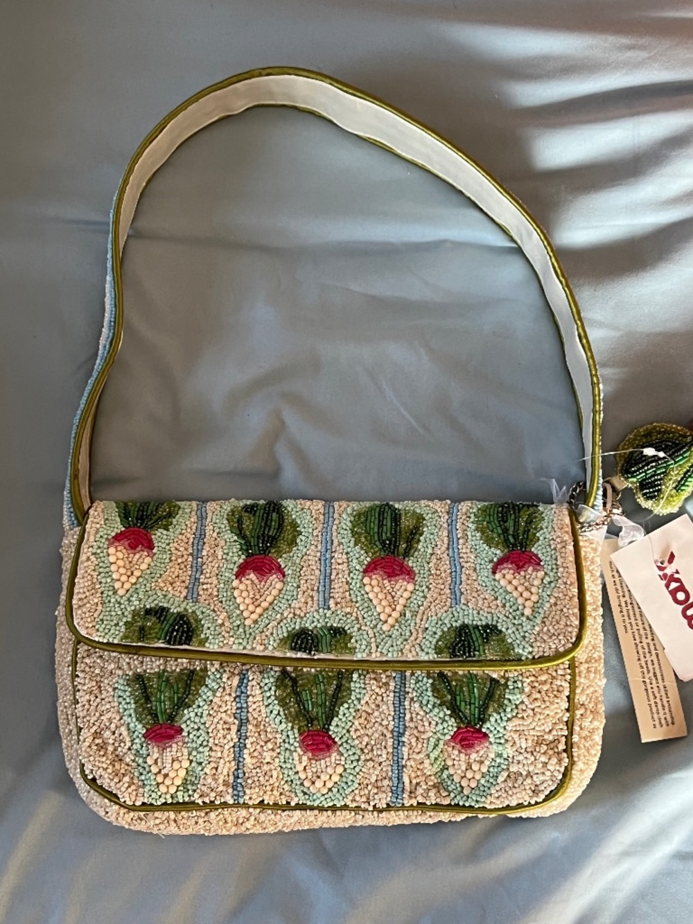 Radish Beaded Bag - Picture 1 of 2